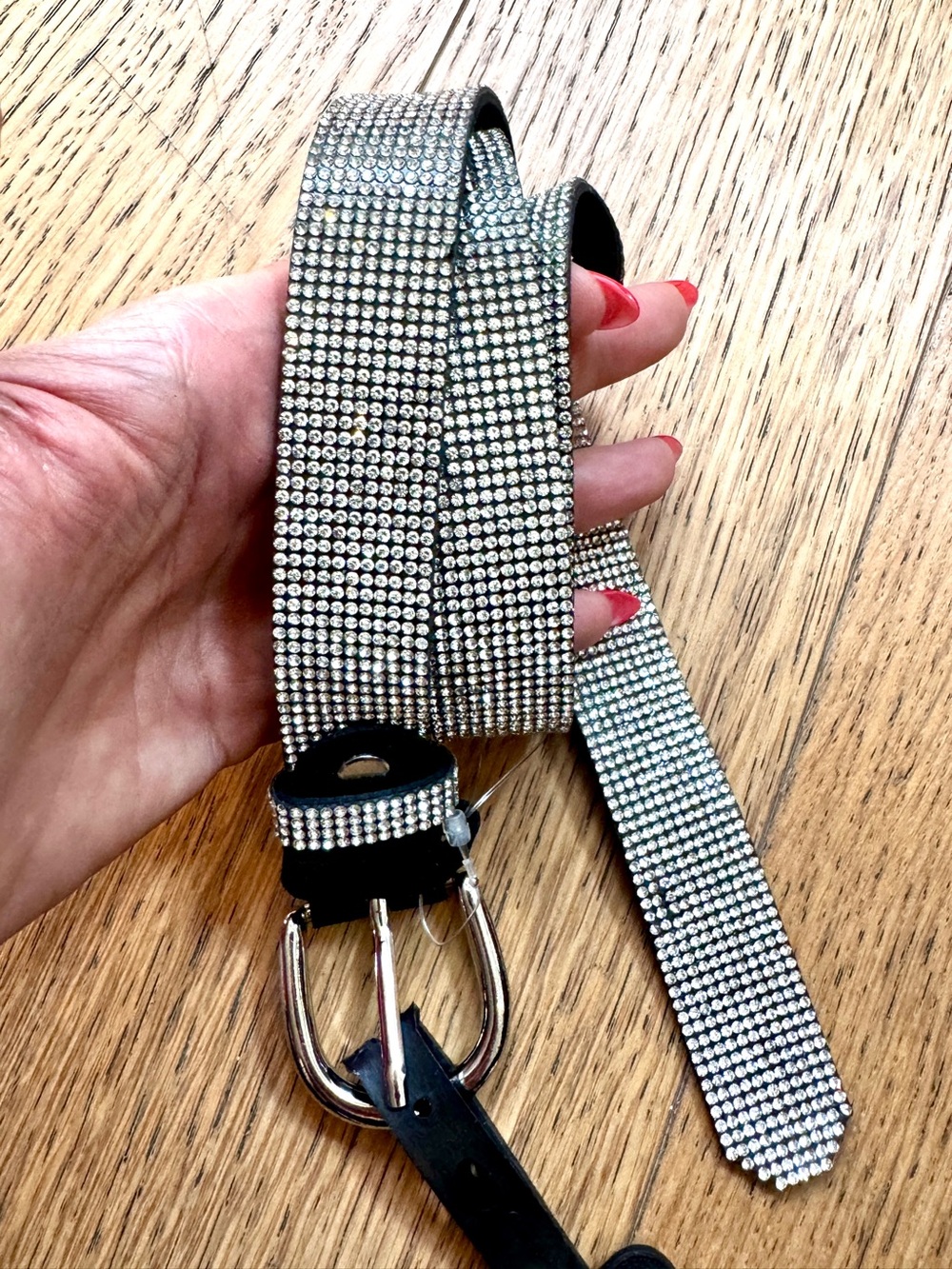 NWT Rhinestone Belt Size XS/S